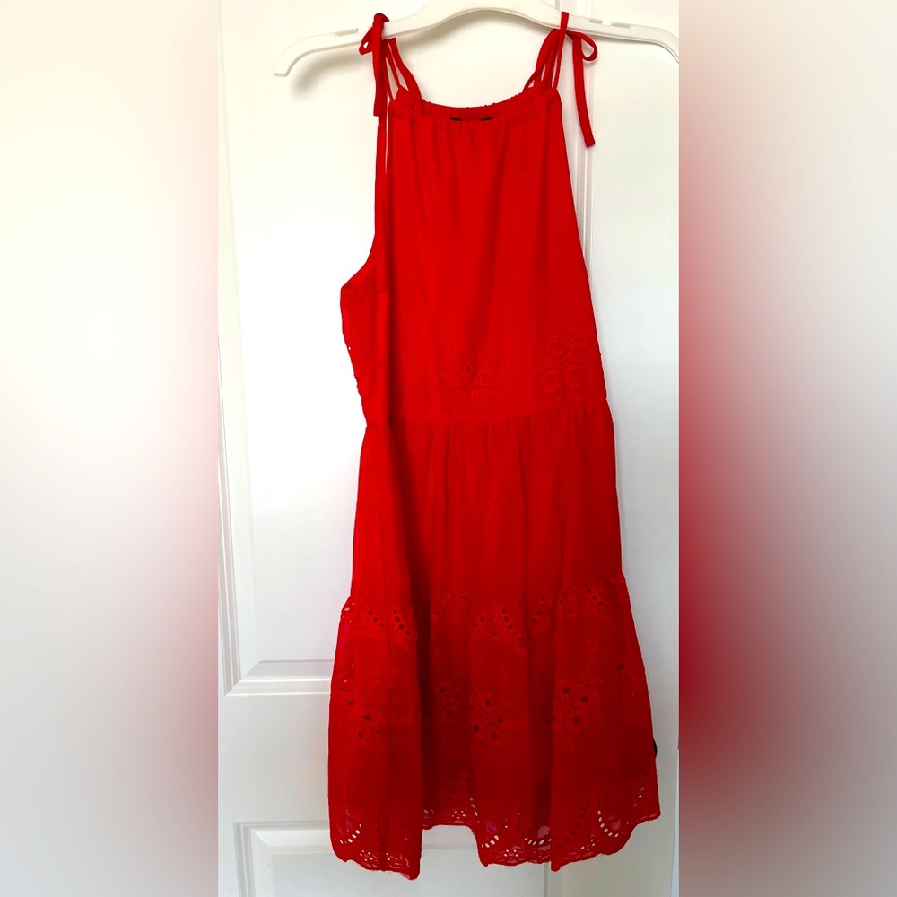 Red sundress
